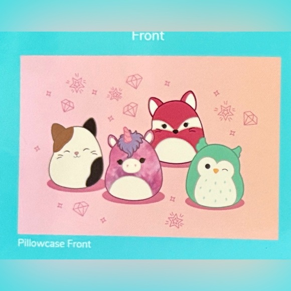 Hobby Lobby Squishmallows Eye Mask & Pillowcase Set - Pink and Purple - Picture 7 of 10